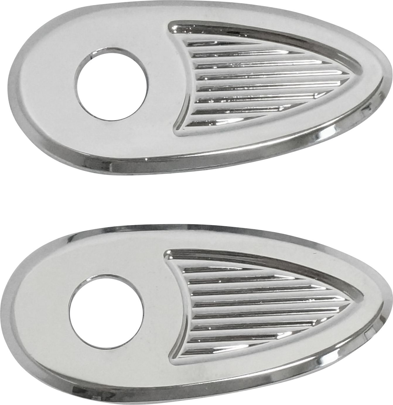 KODLIN MOTORCYCLE Fender Strut Adapter - Rear - Chrome K68485