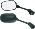 Parts Unlimited Mirror - Black - Left R1-1000-Lh