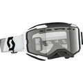 SCOTT Fury Snow Cross Goggle - Premium Black/White - Clear Lens 278605-7702043