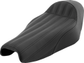 SADDLEMEN Knuckle Solo Seat - Ribbed - Black 807-11-0023