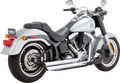 VANCE & HINES Big Shots Staggered Exhaust System - Chrome 17339