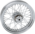 DRAG SPECIALTIES Front/Rear Wheel - Dual Disc/No ABS - Chrome - 16"x3.00" 19076A
