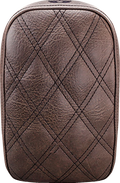 SADDLEMEN Detachable Pillion Pad - Lattice Stitched - Brown SA1025