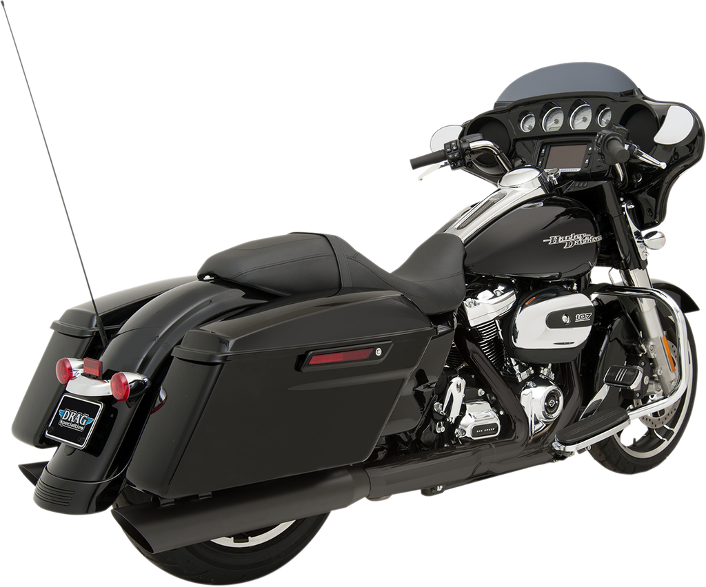 DRAG SPECIALTIES 4" Mufflers for FL - Black H00968