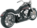 VANCE & HINES Shortshots Staggered Exhaust System - Matte Black Ceramic 47221