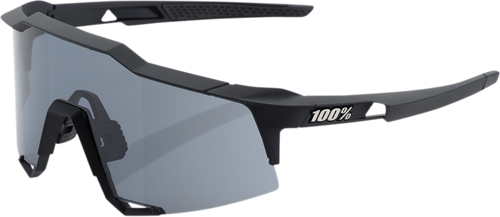 100% Speedcraft Sunglasses - Black - Smoke 60007-00001
