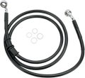 DRAG SPECIALTIES Brake Line - Front (Upper) - Black 660335BLK