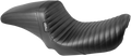 LE PERA Kickflip Seat - Pleated - Black - FXD '06-'17 LK-591PT