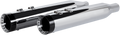 KHROME WERKS 4.5" Mufflers for Touring - Chrome with Turbine 202770