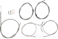 BARON Cable Line Kit - 12" - 14" - '99 - '03 Roadstar - Stainless Steel BA-8021KT-12