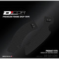 D'COR VISUALS Frame Grip Tape - Gray - Honda - CRF 250/450 R 16-10-108