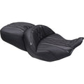 MUSTANG Deluxe One-Piece, 2-Up Seat - Diamond - Black Stitch - FLT/FLH '23-'25 89411