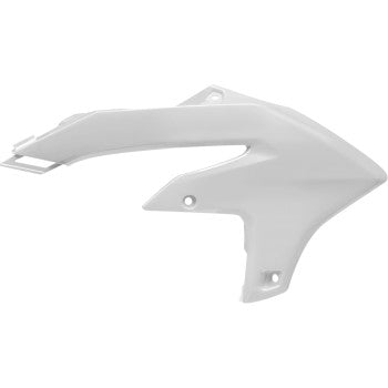 POLISPORT Radiator Covers - White - Yamaha 8498400002