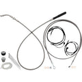 FAT BAGGERS INC. EZ Install Kit - 16" Handlebars - Upper Clutch - Full Length - Braided Stainless Steel 249916