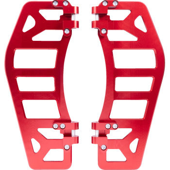 THRASHIN SUPPLY CO. Aggressor Floorboards - Red TSC-2219-2