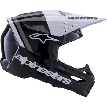 ALPINESTARS SM3 Helmet - Radium - Gloss Black/White/Gray - Small 8300826-1546-S