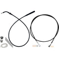 FAT BAGGERS INC. EZ Install Kit - 14" Handlebars - Upper Clutch - Full Length - Black 249914-B
