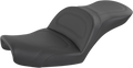 SADDLEMEN Explorer Seat - No Backrest - Stitched - Black - Dyna 896-04-0291