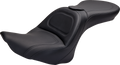 SADDLEMEN Seat - Explorer - With Backrest - Stitched - Black - FL/FX '06-'17 806-12-030