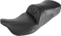 SADDLEMEN Roadsofa Standard Reach Heated Seat - Without Backrest - Black/Black Stitching 808-07B-187HCT