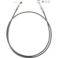 FAT BAGGERS INC. EZ Install Brake Line - 62" - Stainless Steel Braid 100062