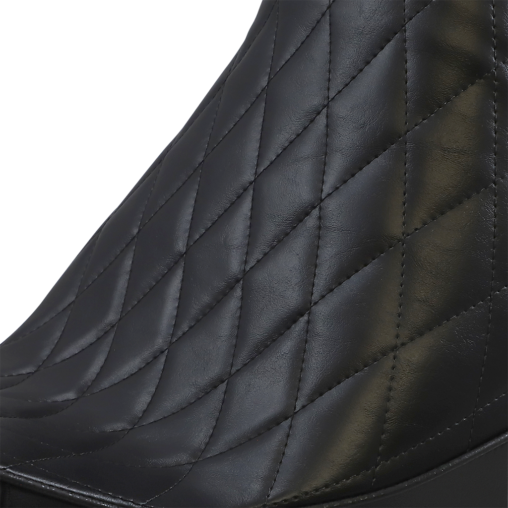 LE PERA Cherokee Seat - Diamond - Black - Softail '18+ LYX-020DM