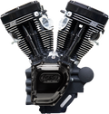S&S CYCLE T143 Long Block Engine - Black NOT RECOMMENDED F/TRIKES 310-0837A