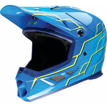 Z1R Rise 2.0 Helmet - Hyacinth - Teal/Yellow - Large 0110-8640