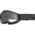 100% Accuri 2 Goggle - Black - Clear 50013-00038