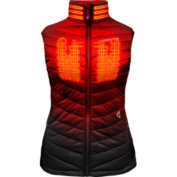 GERBING HEATED CLOTHING Women's 7V Khione Puffer Heated Vest 2.0 - Black - Small GERKPVST7VWBS