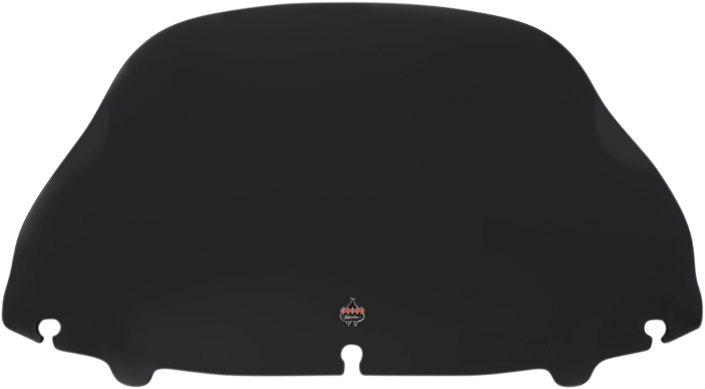 KLOCK WERKS Flare™ Windshield - 10-1/2" - Dark Smoke - '14-'23 FLH KWW-01-0467