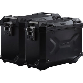 SW-MOTECH TRAX ADV Aluminum Case System - Black - BMW S 1000 XR '19-'24  KFT.07.954.70101/B