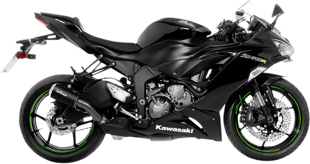 LEOVINCE ZX-6R Black LV-10 Muffler 15233BU