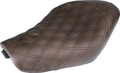 SADDLEMEN Renegade Solo Seat - Lattice Stitched - Brown - XL 807-03-002BLS