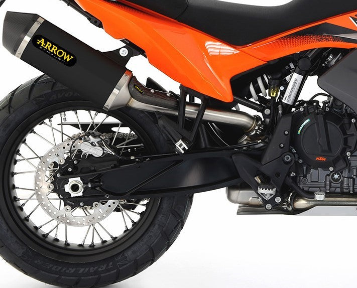 Arrow Exhaust Race-Tech Slip-on Exhaust, Aluminum Dark for KTM 790 /890 Adventure 2025-2026  /HUSQVARNA Norden 901 24-25  71990AKN
