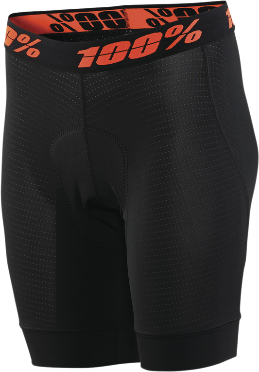 100% Women's Crux Liner Shorts - Black - Small 40050-00000