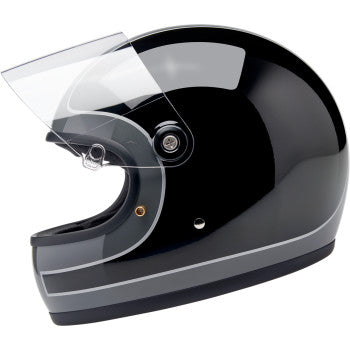 BILTWELL Gringo S Helmet - Tracker - Gloss Storm Gray/Black - Medium 1003-562-503