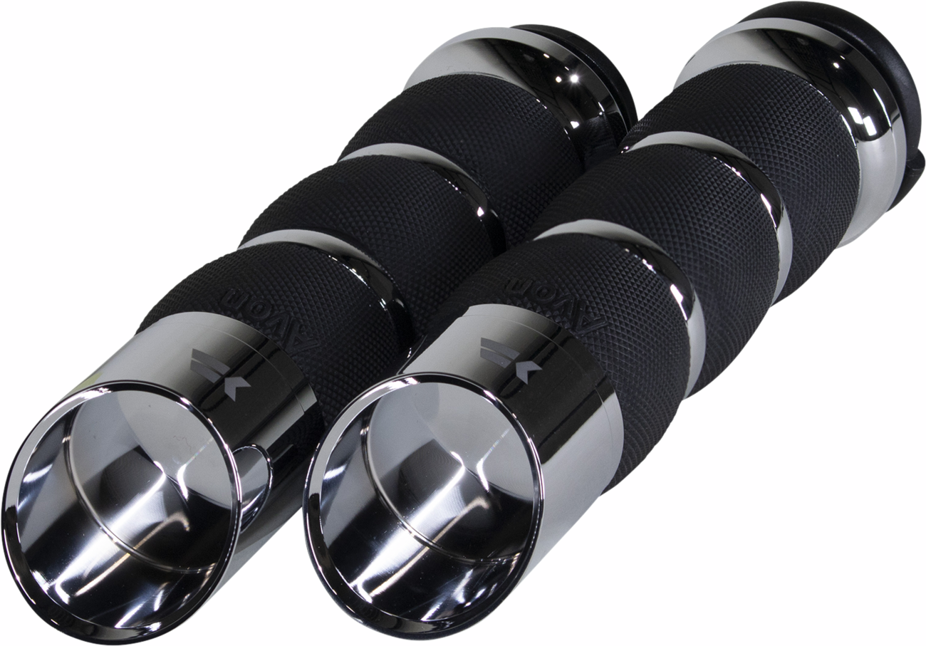 KHROME WERKS Grips - Edge - Air Cushion - TBW - Chrome 500170