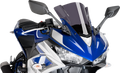 PUIG HI-TECH PARTS Race Windscreen - Dark Smoke - R3 7649F
