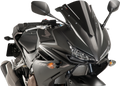 PUIG HI-TECH PARTS Race Windscreen - Black - CBR500R 8903N