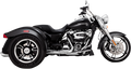 VANCE & HINES Twin Slash Mufflers - FLRT 16796