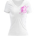MOOSE RACING Women's Flourish Script T-Shirt - White - Small 3031-4288