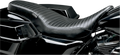 LE PERA Cobra Full-Length Seat - Pleated - Black - FL LK-079PT
