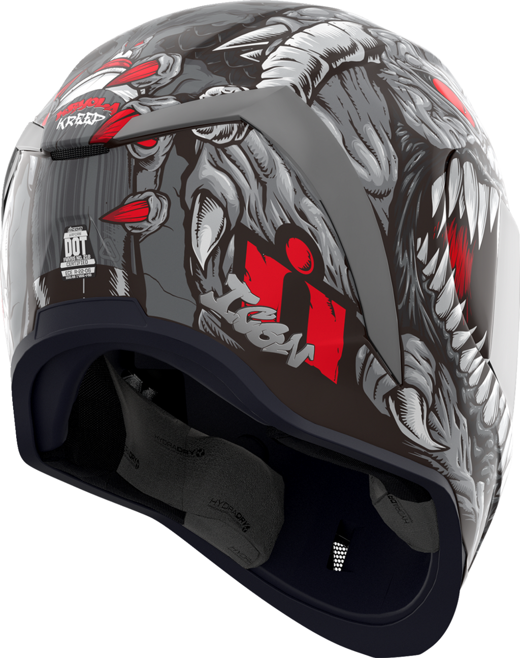 ICON Airform™ Helmet - Kryola Kreep - MIPS® - Silver - Small 10116954