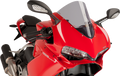 PUIG HI-TECH PARTS Race Windscreen - Smoke - Panigale 7621H