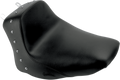 SADDLEMEN Heels Down Solo Seat - Without Backrest - Studded - Black - FLSTC 806-15-0011