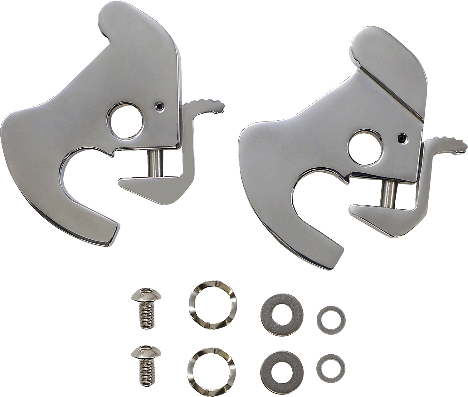 DRAG SPECIALTIES Detachable Latch Kit - Chrome 86097
