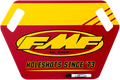 FMF Pit Board - Yellow/Red 010729 9501-0134