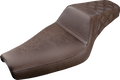 SADDLEMEN Step-Up Seat - Rear Lattice Stitch - Brown - XL 807-11-173BR