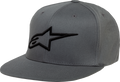 ALPINESTARS Ageless Flat Bill Hat - Charcoal/Black - Small/Medium 1035810151810SM